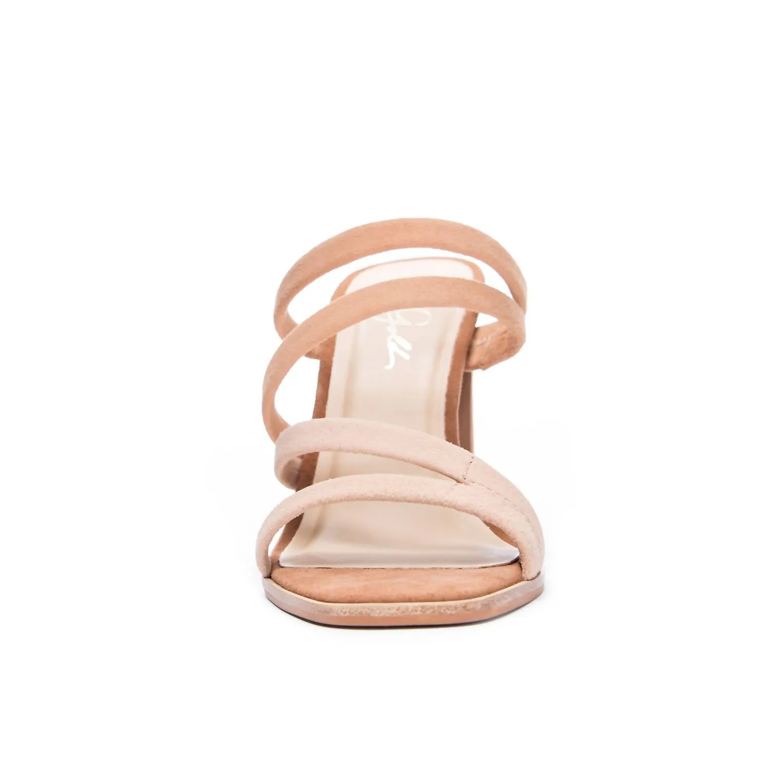 42 Gold - Women Lonnie Kid Suede Sandal