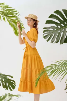 Amber Linen Dress