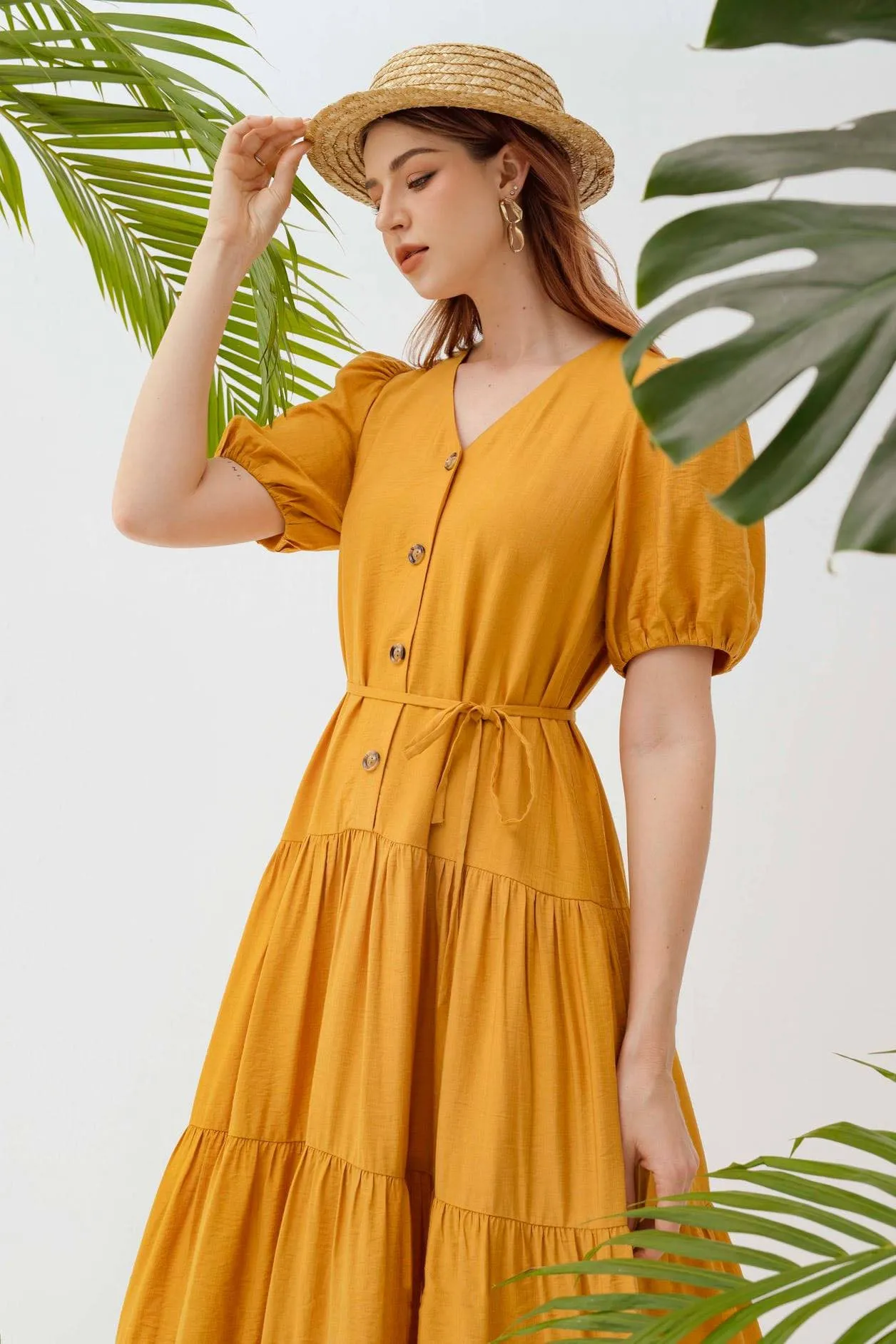 Amber Linen Dress