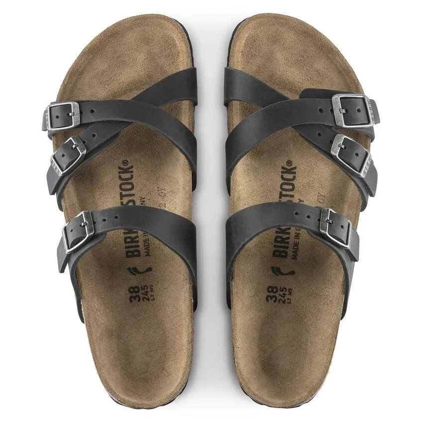 Birkenstock Franca Black Oil