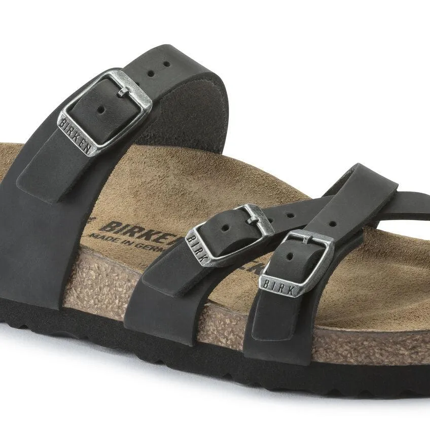 Birkenstock Franca Black Oil