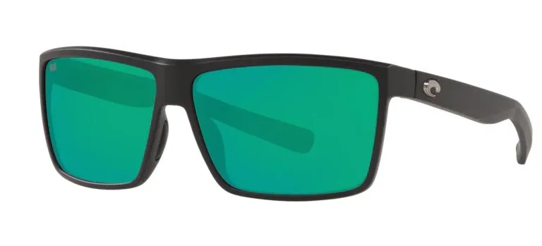 Costa Del Mar Rinconcito Matte Black Frame - Green Mirror 580 Glass Lens - Polarized Sunglasses