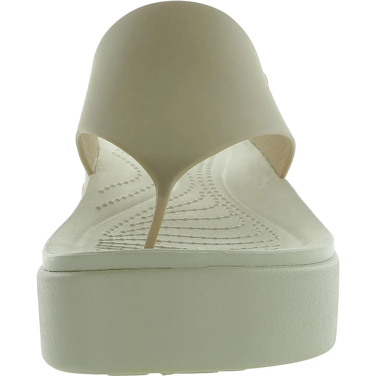 Crocs Womens BROOKLYN  Round toe Wedge Thong Sandals