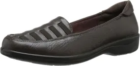 Easy Street Women's Genesis Ballet Flats Shoes GENESIS Brown Burnish 7WW