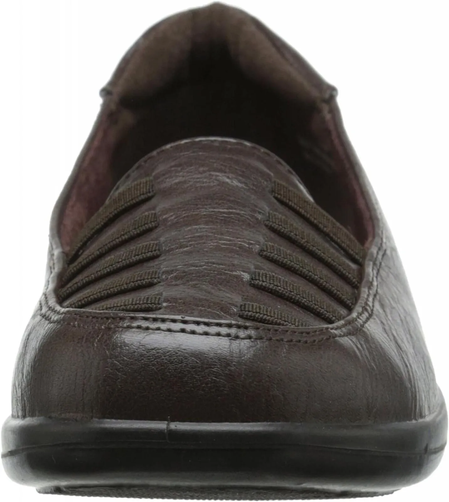 Easy Street Women's Genesis Ballet Flats Shoes GENESIS Brown Burnish 7WW