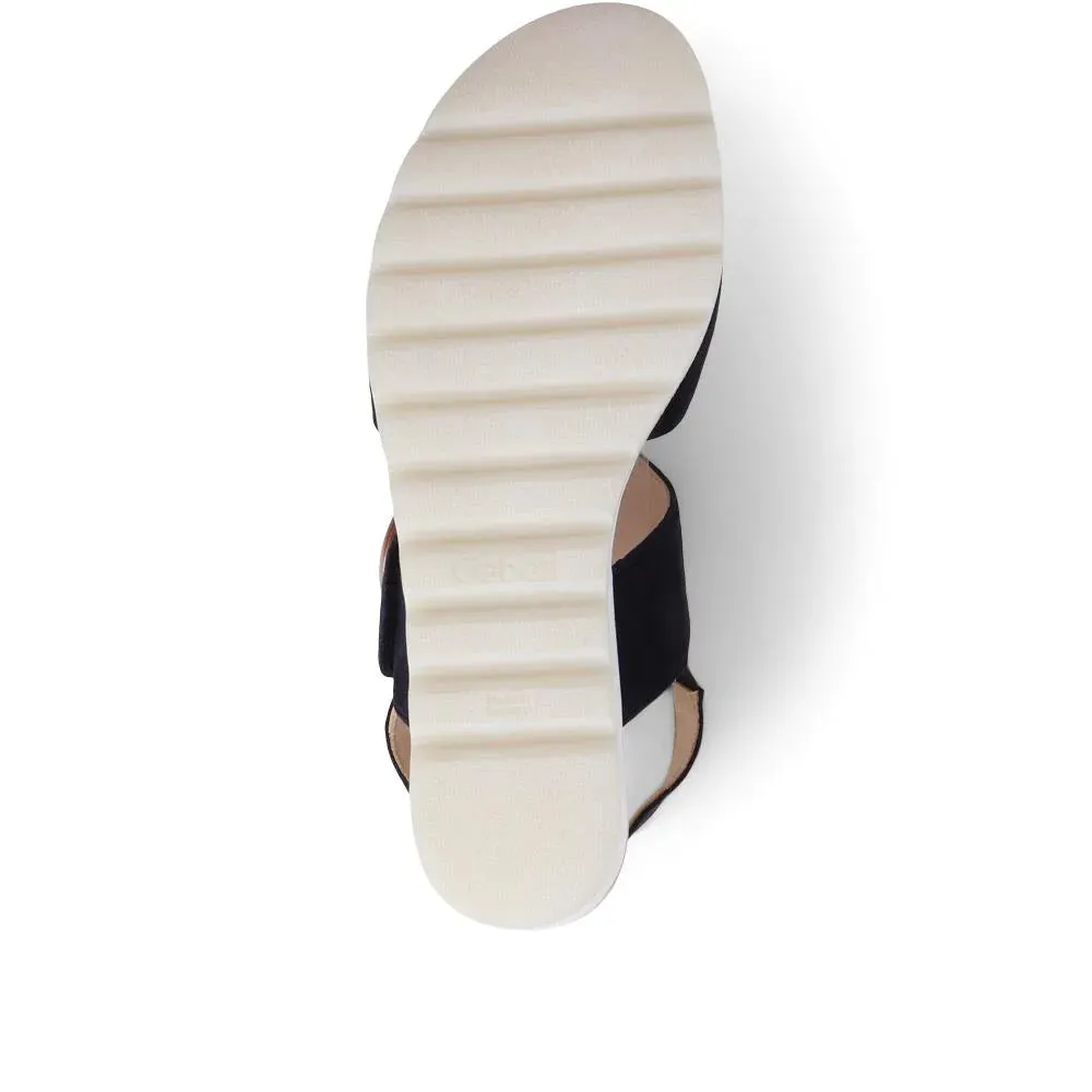 GABOR 24645 PLATFORM WEDGE NAVY
