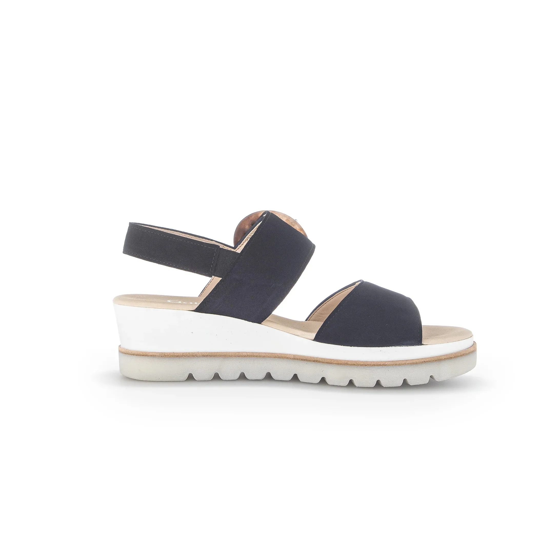 GABOR 24645 PLATFORM WEDGE NAVY