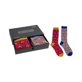Mens Bamboo Socks Gift Box Pooch