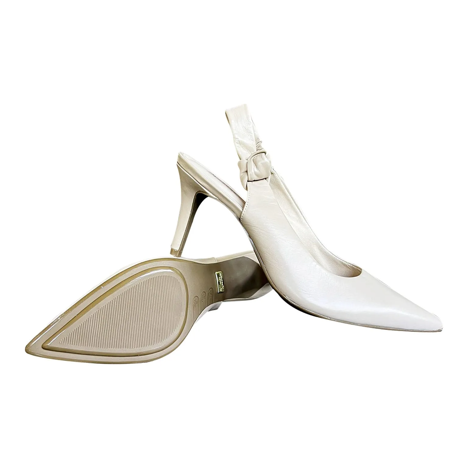 Nude Leather Slingback