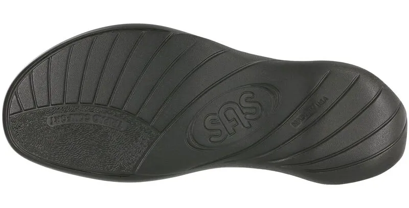 SAS Laguna Cross Strap Sandal - Weave Nero